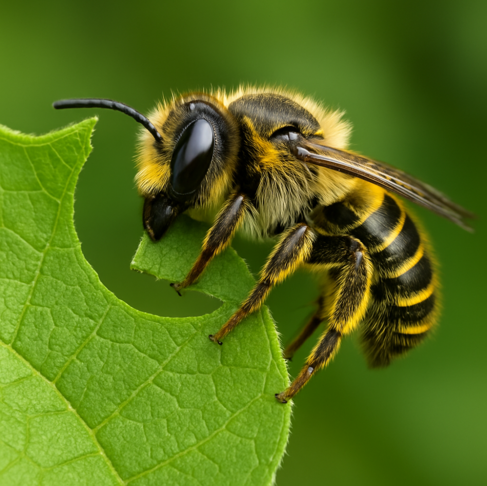Leafcutter Bees: Masters Of Leaf Cutting